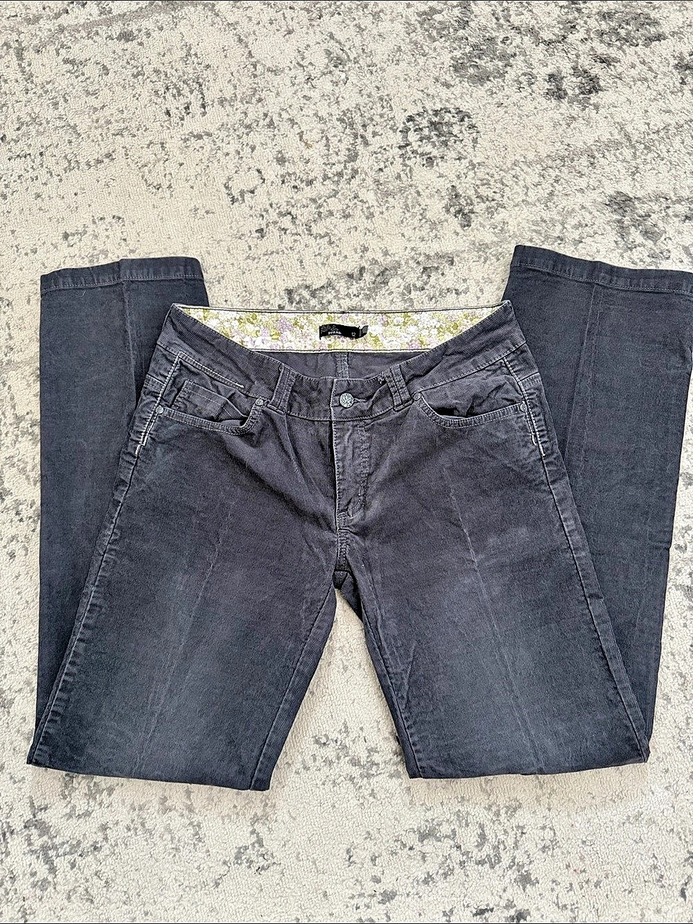 prAna Gray Cords Size 12 Like New